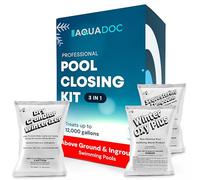 AquaDoc Pool Winterizing Kit - Kit de cierre de 3 partes para hasta 45,425 | Productos químicos de cierre de invierno para un fácil inicio de primavera de piscinas enterradas y sobre el suelo