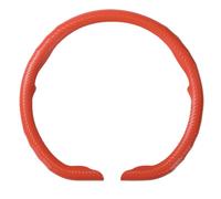 AQUADORA Cubierta de Volante de Fibre de Carbone Antideslizante y Transpirable Clima para Ford Focus Mk3 Sedan 2010-2019,D Orange