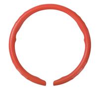 AQUADORA Cubierta de Volante de Fibre de Carbone Antideslizante y Transpirable Clima para Hyundai Celesta 2017-2020,R Orange