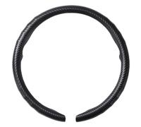 AQUADORA Cubierta de Volante de Fibre de Carbone Antideslizante y Transpirable Clima para Hyundai Sonata 2019-2025,R Black