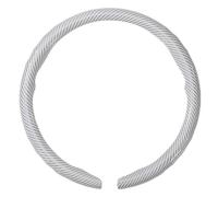 AQUADORA Cubierta de Volante de Textura de Fibra de Carbono grabada a láser Antideslizante y Transpirable Clima para Mercedes-Benz CLK C209 Hard Top 2003-2009,R-White