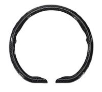 AQUADORA Cubierta de Volante de Textura de Fibra de Carbono grabada a láser Antideslizante y Transpirable Clima para Mercedes-Benz C-Class W205 2014-2021,D-Black