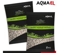 Aquael 2 X 2 Kg Aqua Decoris Dolomita 2 - 4 Mm Sustrato Para Acuarios