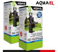Aquael 2 X Pat Mini Miniaturturbinenfilter para Pequeño Acuarios