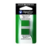 Aquafine H/P - Juego de 15 pelotas de golf (luz verde/ganchos, oscuras verdes)