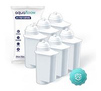 Aquafloow 6x Filtros de Agua para Cafeteras Automáticas Bosch, Siemens | Compatible con Siemens EQ Series, EQ 6, EQ9, EQ500 y Bosch TCZ7003, TCZ7033, 467873 | Filtro de Agua de Repuesto Brita Intenza