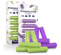 Aquafloow Aspiradora Desodorizante Palos 2x 5 Piezas, Cartuchos Perfumados Lavanda & Hierba Limón - Fragancia para Todas las Aspiradoras con Bolsa