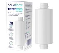 Aquafloow Cartucho de Recambio para Filtro de Ducha con Conexión de 1/2", Filtro para Ducha contra Calcio, Cloro y Suciedad - Filtración de 20 Etapas