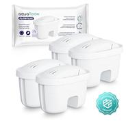 Aquafloow Cartuchos de Filtro de Agua 4 Piezas | Compatible Laica Bi-Flux, Dafi Unimax | Filtro con Carbón Activo y Resina de Intercambio Iónico, Reducción de Cal, Cloro