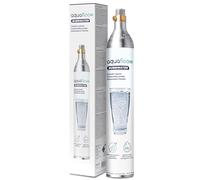 AquaFloow Cilindro de CO₂ para Máquina de Agua con gas Premium 600 ml, Cartucho para Agua con Gas, Cilindro Hasta 60 L, Repuesto Compatible con SodaStream, Aarke- 1 unidad