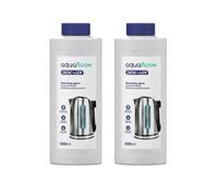 Aquafloow Descalcificador Liquido Universal Set 2x500ml Descalcificador para Cafeteras | Descalcificación y Limpieza, Limpiador Express, Líquido Antical Máquina de Café | Compatible con Delonghi Saeco