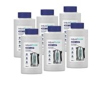 Aquafloow Descalcificador Liquido Universal Set 6x250ml Descalcificador para Cafeteras | Descalcificación y Limpieza, Limpiador Express, Líquido Antical Máquina de Café | Compatible con Delonghi Saeco