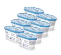 Aquafloow Deshumidificador 400 ml 8 Piezas NEUTRO | Neutralizador de Olores, Absorbente de Humedad para Cocina, Armario, Baño, Estudio, Ropa