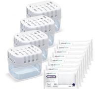 Aquafloow Deshumidificador 4x Absorbe Humedad 8x Gránulos Recarga