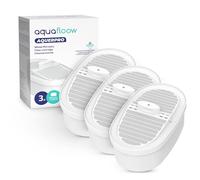 Aquafloow Juego de 3 cartuchos de filtro de agua para dispensadores de agua Waterdrop y jarras filtrantes | Capacidad de filtración 750 L | Compatible con WD-WFD-24, WD-PT-05P, WD-PT-07W y WD-WFD-40