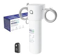 Aquafloow Sistema de Filtro de Agua Bajo Fregadero con Filtro de Carbón de 1 Etapa y Temporizador, Elimina Cloro, Impurezas Orgánicas y Mejora el Sabor del Agua
