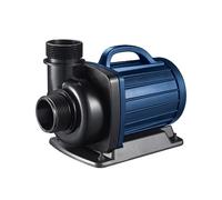 AquaForte Bomba de estanque AquaForte DM 5000 de bajo voltaje 12 voltios 40 vatios, caudal 5m3 p/h, altura 3,5 m, protección automática contra funcionamiento en seco, longitud del cable 10 m