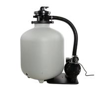 AquaForte Sandfilter Set SQ-460, Capacidad del filtro 68 L, Material del filtro 68 kg (arena), Caudal 10 m3 p/h, 550 W, Tamaño piscina 39,5 m3, Equipado con válvula de 6 víars