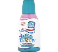 Aquafresh Mis Grandes Dientes Enjuague Bucal Sabor Afrutado Para Niños De 6 Años + (300ml) (Paquete de 2)