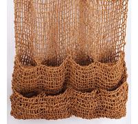 Aquagart Bolsa para Plantas de Coco Estera de Coco Estera de Orilla para el Suelo 100 x 100 cm con 8 Bolsillos para estanques 700 g Fibra Natural de Coco Accesorios para Plantar estanques (4)