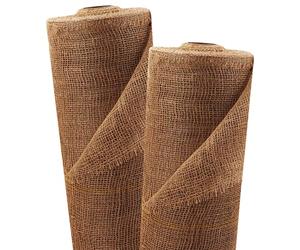 Aquagart Tela de yute de 20 m x 1 m, 105 g/m², para decoración de casa y jardín, arpillera para plantas, protección de invierno, tejido natural, protección de raíces