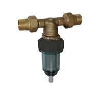 AquaHouse SYR Ratchet - Filtro de agua de sedimentos autolimpiante con retrolavado manual, 40 micras