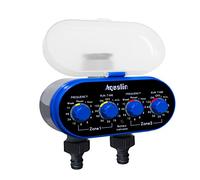 Aqualin Programador de riego Temporizador de riego con 2 Salidas Independientes