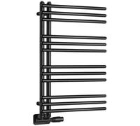 Aqualine Poseidon radiador de baño toallero 74x45 cm negro PS474B