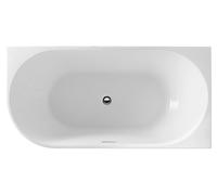 Aqualine Tibera bañera de pared 140x70 cm blanco E1055