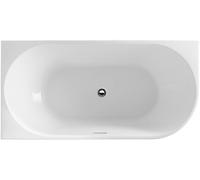 Aqualine Tibera bañera de pared 140x70 cm blanco E1066