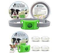 Aquality Pets Collar- Collar Antipulgas para Perros con 4 Cápsulas Reemplazables, Ingredientes 100% Naturales, Seguro para Perros y Gatos, Apto para Todo Tipo de Perros y Gatos (1, Verde)