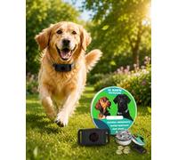 AqualityPets Collar for Dogs, Natural Aromatherapy Collar with Plant-Based Botanical Extracts, Adjustable Fresh Scent Accessory for Outdoor Activities, Daily Wear, Small Medium Large Breeds，Negro