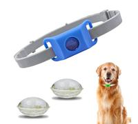 AqualityPets Natural Flea and Tick Collar for Dogs,Repellent Hanger - 100% Natural Essential Oil, Waterproof,Adjustable for Puppies & Dogs from 7 Weeks - Up to 16 Months (2, Blue)