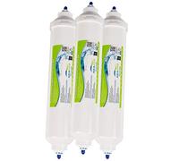 Aqualogis Filtro de agua de repuesto para Samsung DA29-10105J DA29-10105J HAFEX/EXP, WSF-100, DA99 02131B, EF9603, HAIER LG Filtro de agua en línea para frigorífico (3 unidades)