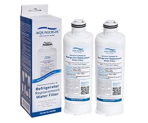 Aqualogis Filtro de agua para refrigerador Samsung DA97-17376B, DA97-08006C, HAF-Qin, HAF-Qin/EXP (paquete de 2)