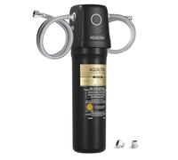AQUALTRA USF01-BK Sistema bajo fregadero, 45400L, certificado NSF/ANSI/CAN372, reduce PFOA, PFOS, cloro, plomo, mercurio, cloramina, fluoruro, microplásticos, mal sabor & olor