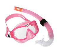 Aqualung Combo Mix - Máscara + Tubo de Buceo, Excursiones Acuáticas y Snorkeling para niños de 4 años en adelante con protección UV y sello de silicona, lentes antiempaño y anti-fugas para niño y niña