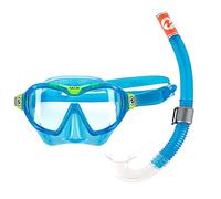 Aqualung Combo Mix - Máscara + Tubo de Buceo, Excursiones Acuáticas y Snorkeling para niños de 4 años en adelante con protección UV y sello de silicona, lentes antiempaño y anti-fugas para niño y niña