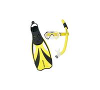 AQUALUNG Set de buceo Compass de 3 piezas amarillo | L