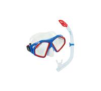 Set tubo + máscara aqua lung hawkeye combo blue red Talla única
