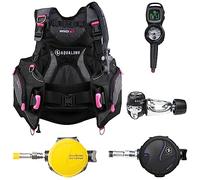 AQUALUNG The Essential Package - Paquete para mujer (talla M, negro/rosa)