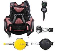 AQUALUNG The Essential Package - Paquete para mujer (talla S, negro/coral)