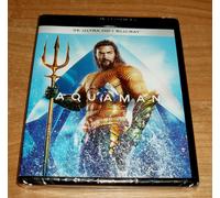 Aquaman 4K UHD+Blu-Ray Nuevo Sellado Accion Aventuras
