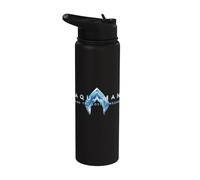 Aquaman and the Lost Kingdom Logo Stainless Steel Insulated Water Bottle