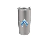 Aquaman and the Lost Kingdom Logo Vaso térmico de acero inoxidable de doble pared