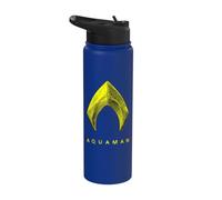 Aquaman Movie Aquaman Logo Stainless Steel Insulated Water Bottle