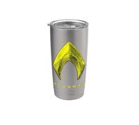 Aquaman Movie Aquaman Logo Vaso térmico de acero inoxidable de doble pared
