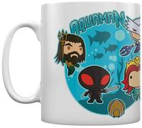 Aquaman Taza de cerámica de 315 ml, Multicolor