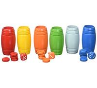 Aquamarine Games-FICHAS PARCHIS-OCA 6 Jugadores Madera Juegos de Mesa, Multicolor, NO-Value (Fabricante CP032)