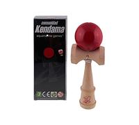 Aquamarine Games - Kendama de Competición Comunidad, Madera, Color Rojo Brillante, Juego Tradicional Japonés